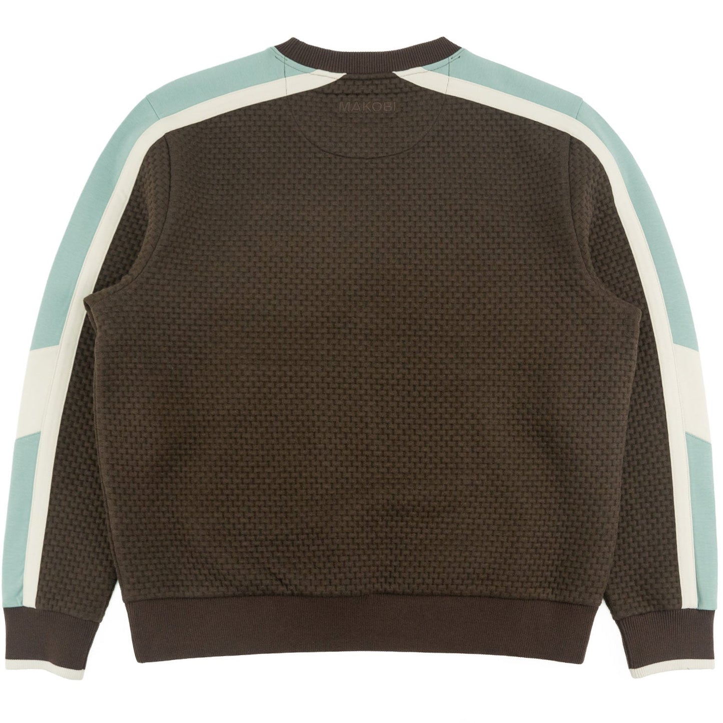 Sweatshirt | M4555 Lorenzo Jacquard Crewneck - Brown
