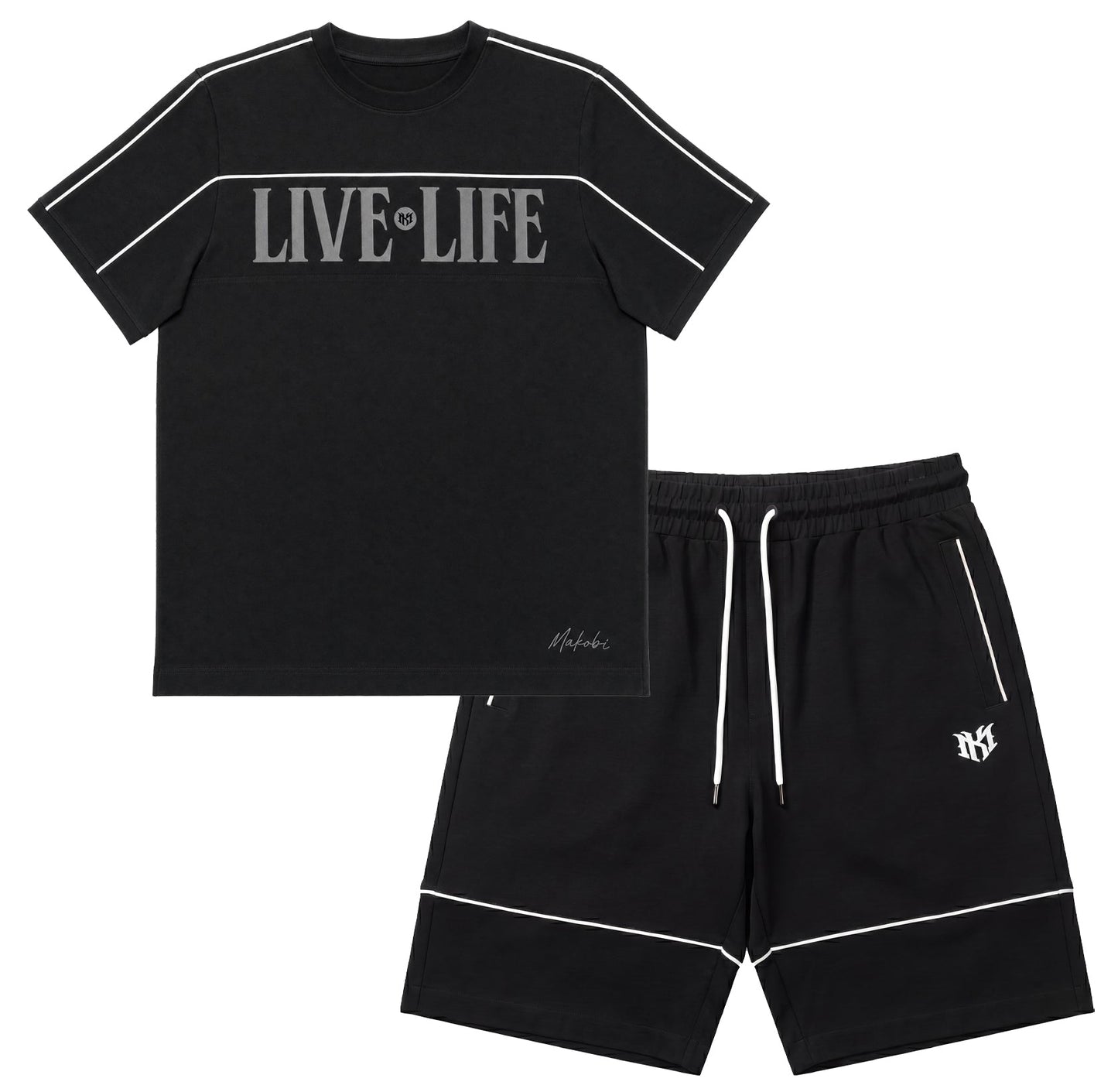 M659 Live Life Shorts - Black