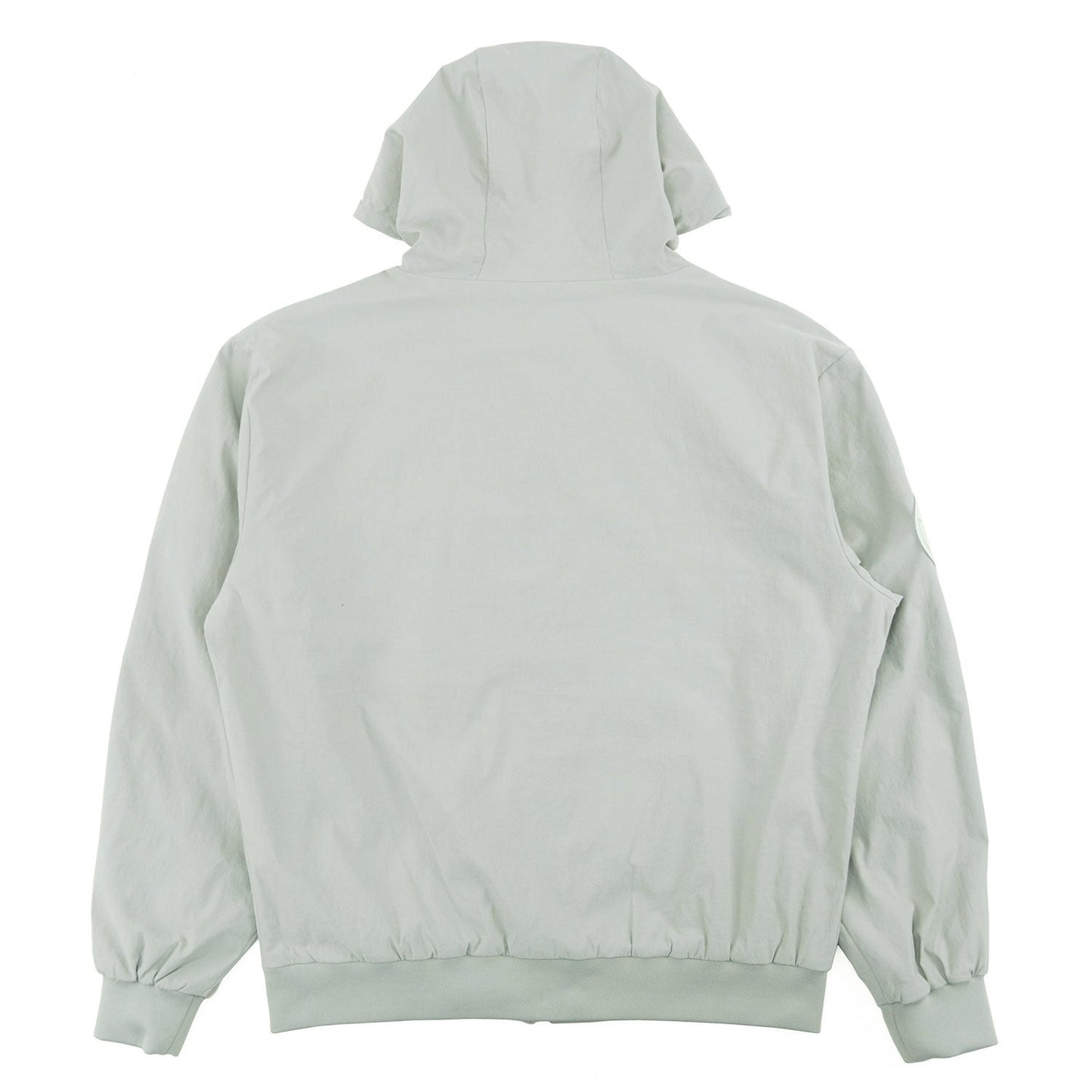 Nylon Hoodie | M4634 Adorni Zip Up- Gray