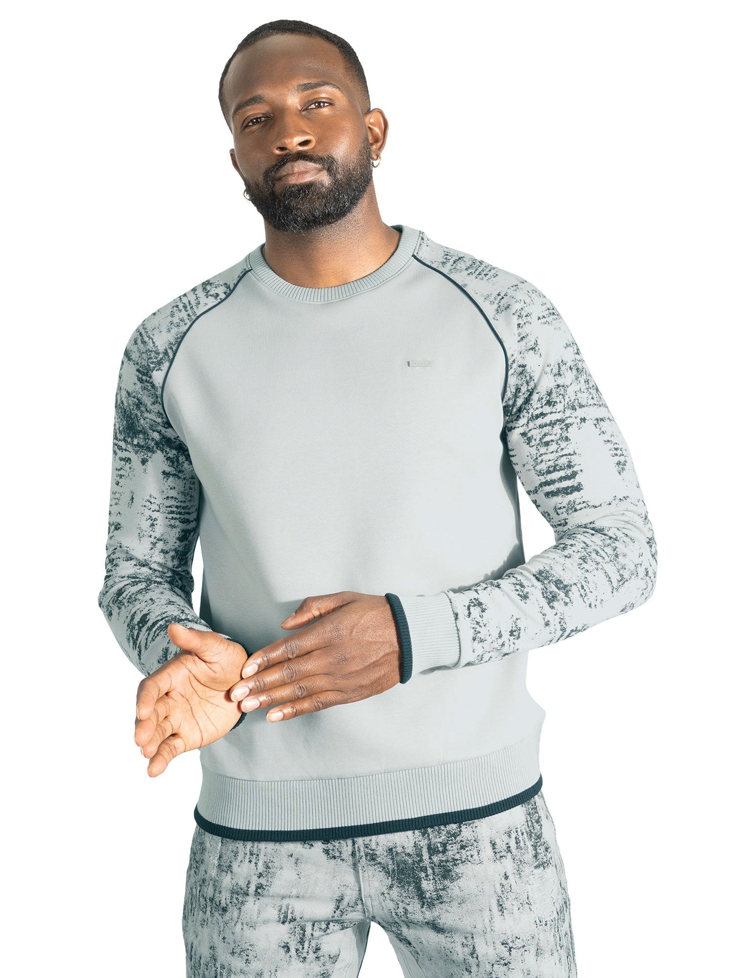 Sweatshirt | M4902 Bernardi Crewneck - Gray
