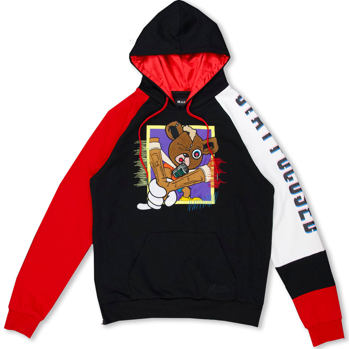 M5381 Stay Focus Hoodie - Black