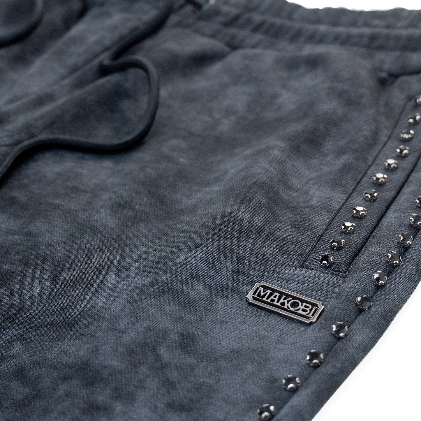 Set | M5455 Lorenzino Zip-Up Hoodie Set - Black