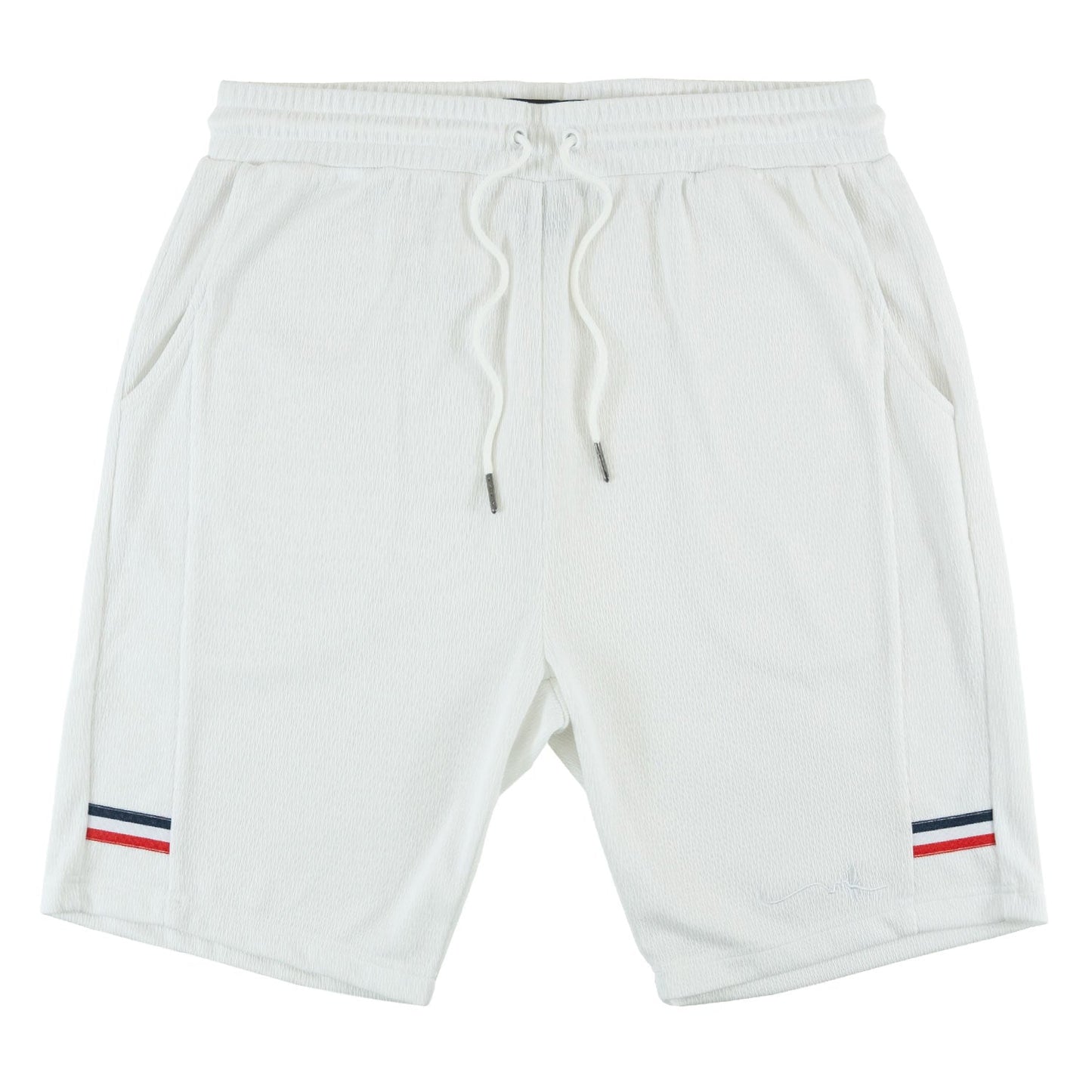 M428 Moreli Knit Short Sets - White