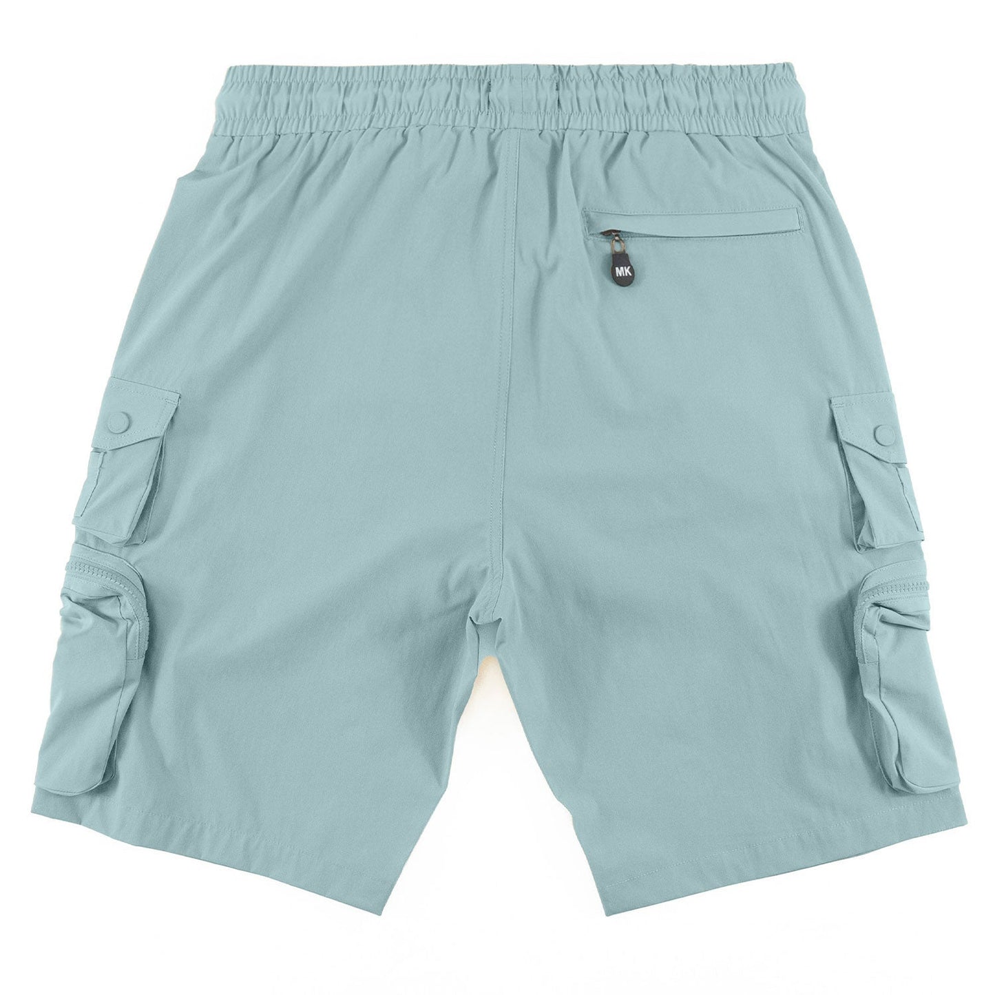 M633 Colton Nylon Spandex Cargo Shorts - Teal