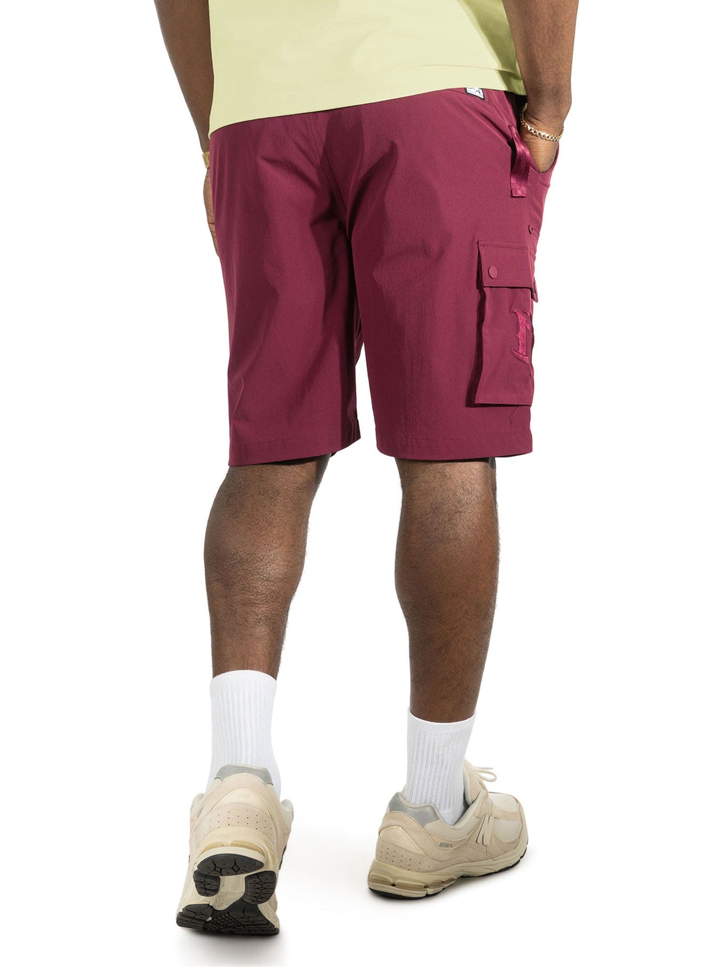 Nylon Shorts| M634 Adorni Shorts - Burgundy