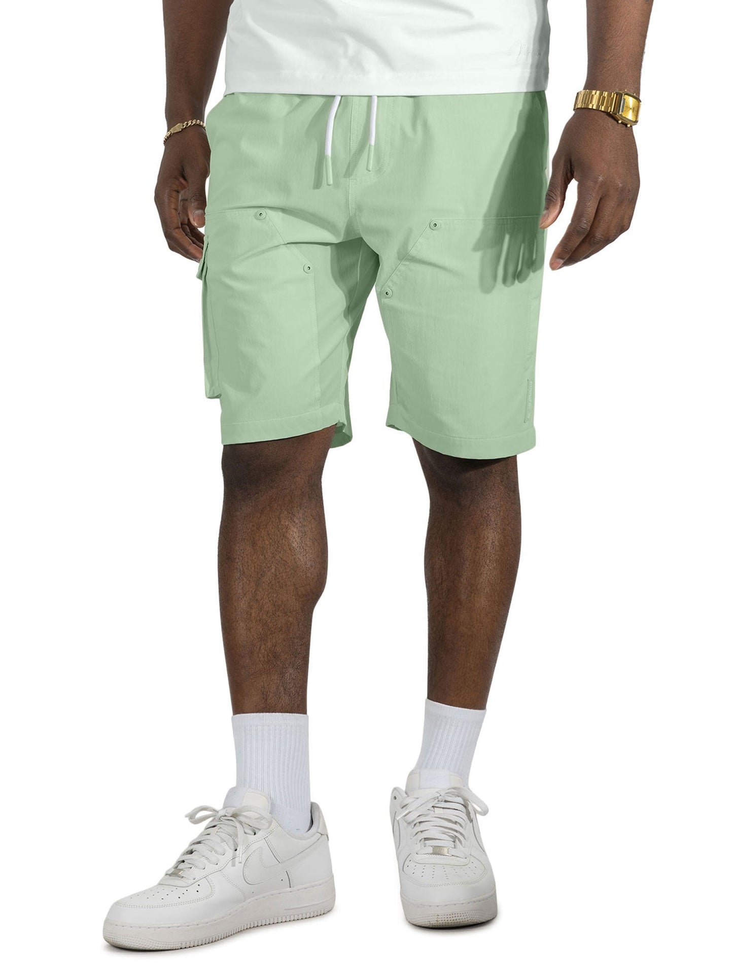 Nylon Shorts| M634 Adorni Shorts - Kiwi