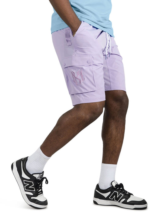 Nylon Shorts| M634 Adorni Shorts - Lavender