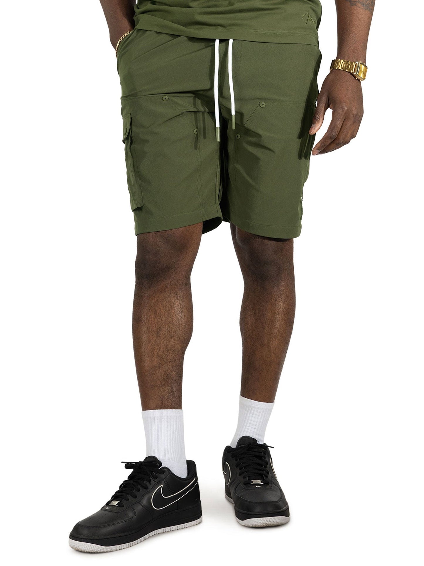 Nylon Shorts| M634 Adorni Shorts - Olive