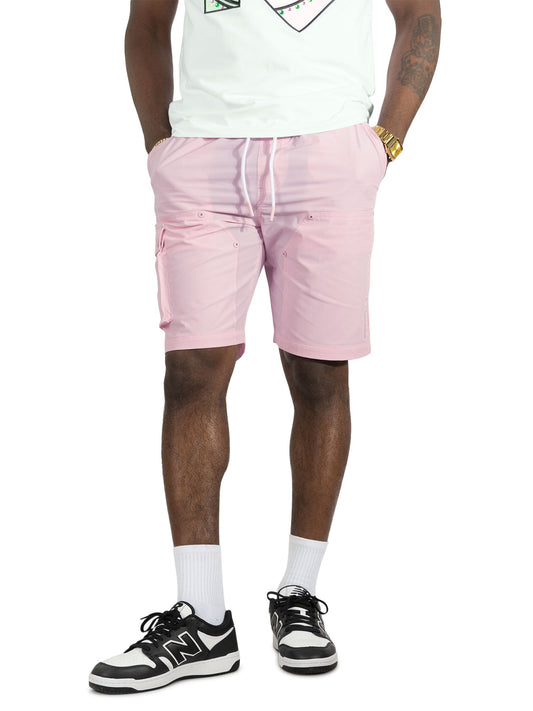 Nylon Shorts| M634 Adorni Shorts - Pink