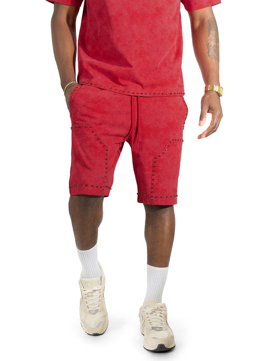 M683 Prada Shorts - Red