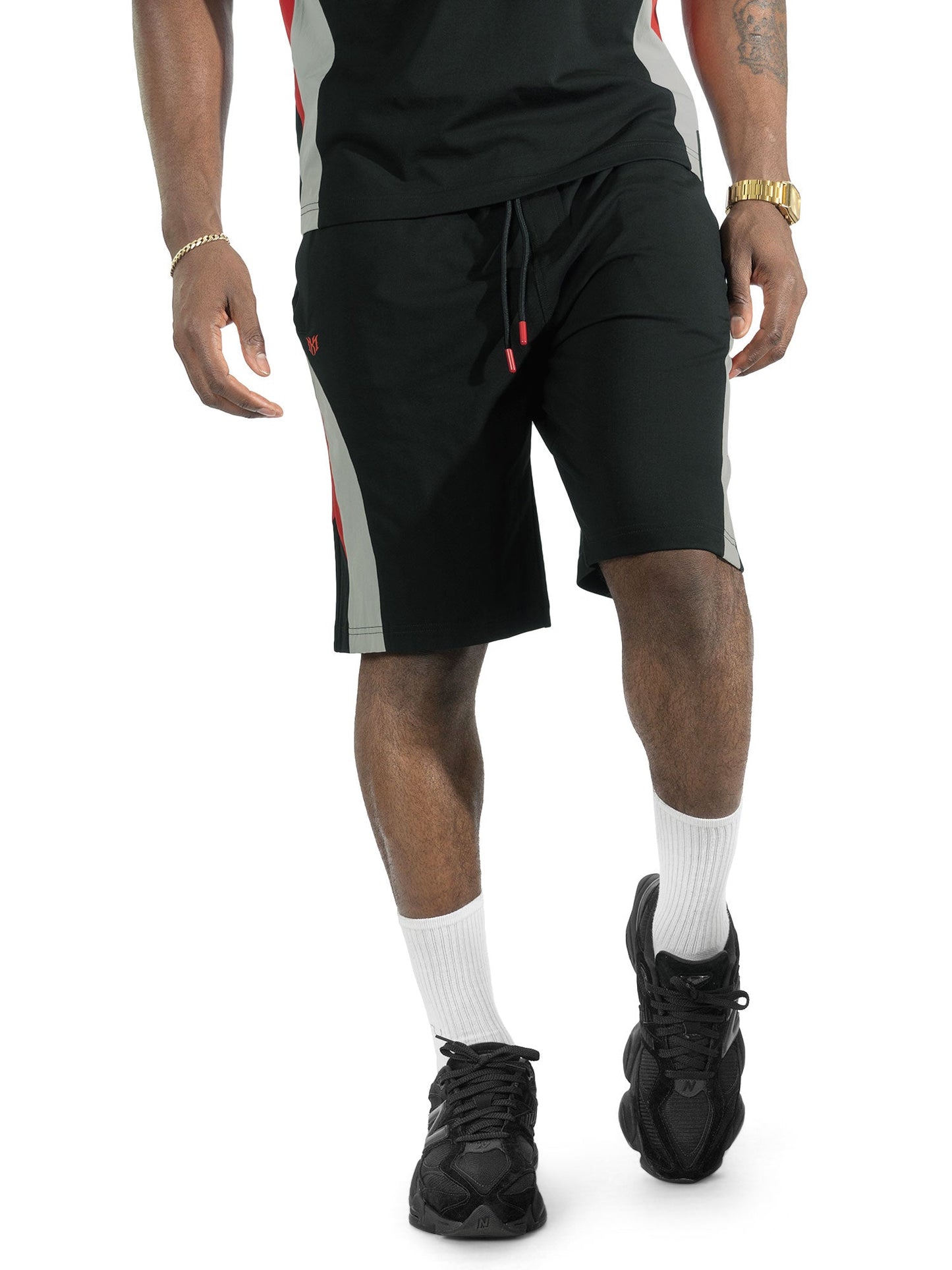 M398 Leone Short Set - Black