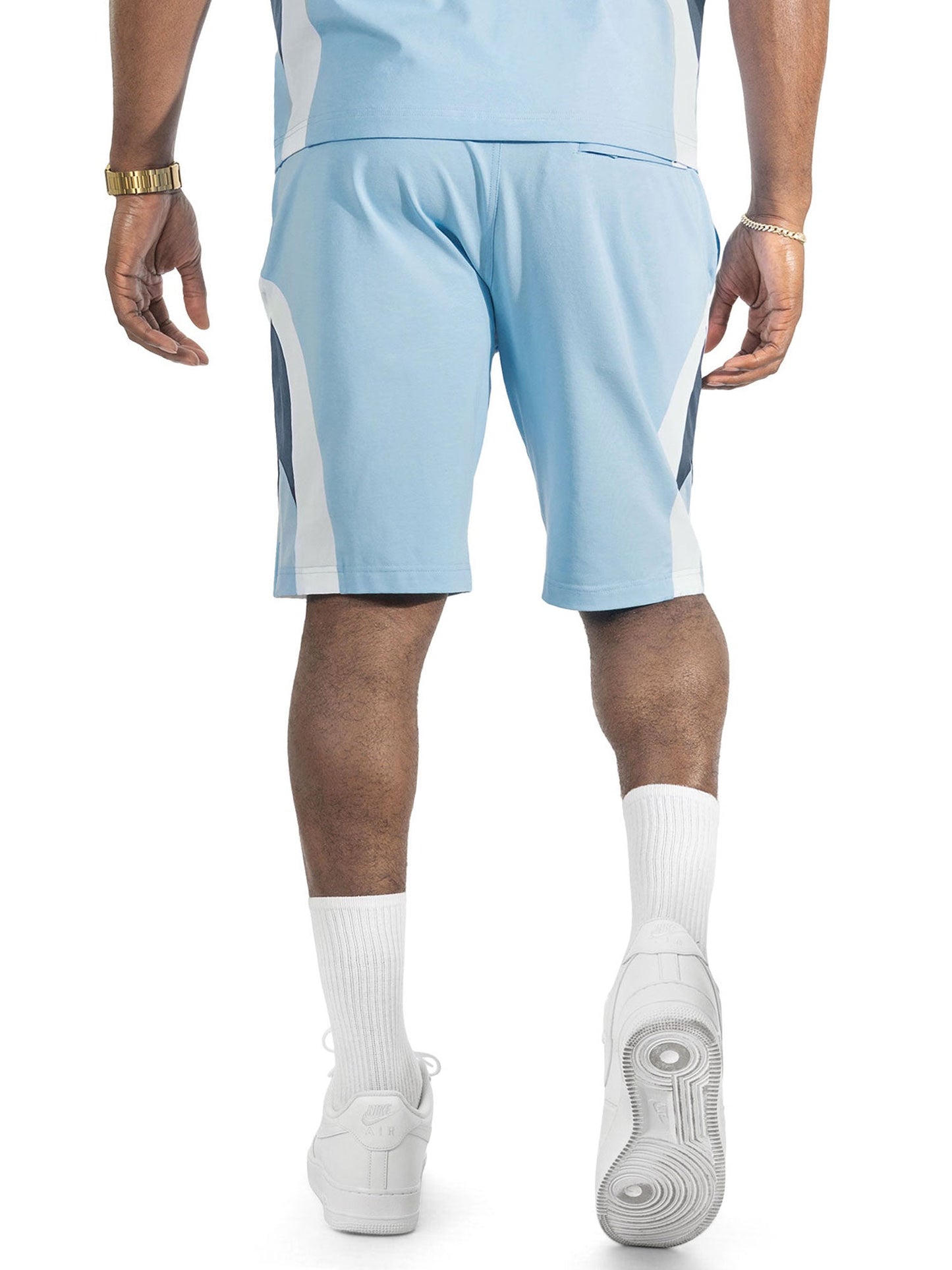 M398 Leone Short Set - Light Blue