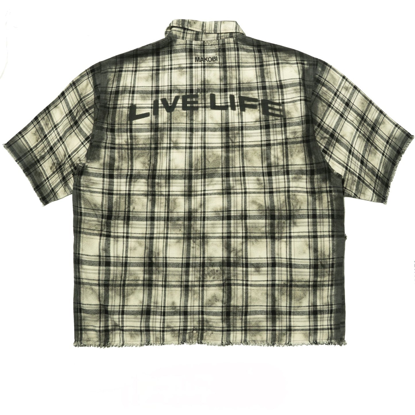 M838 Tesoro Plaid Shirt - Black