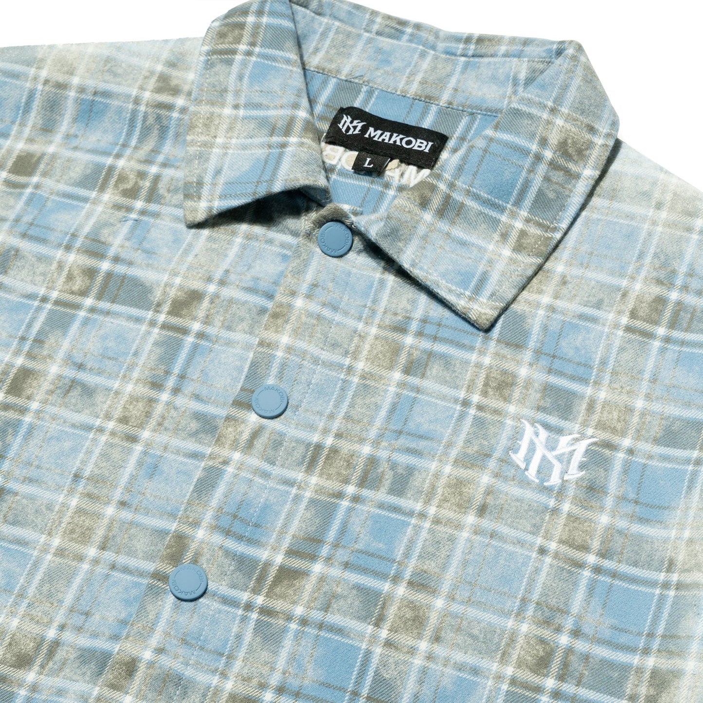 M838 Tesoro Plaid Shirt - Blue
