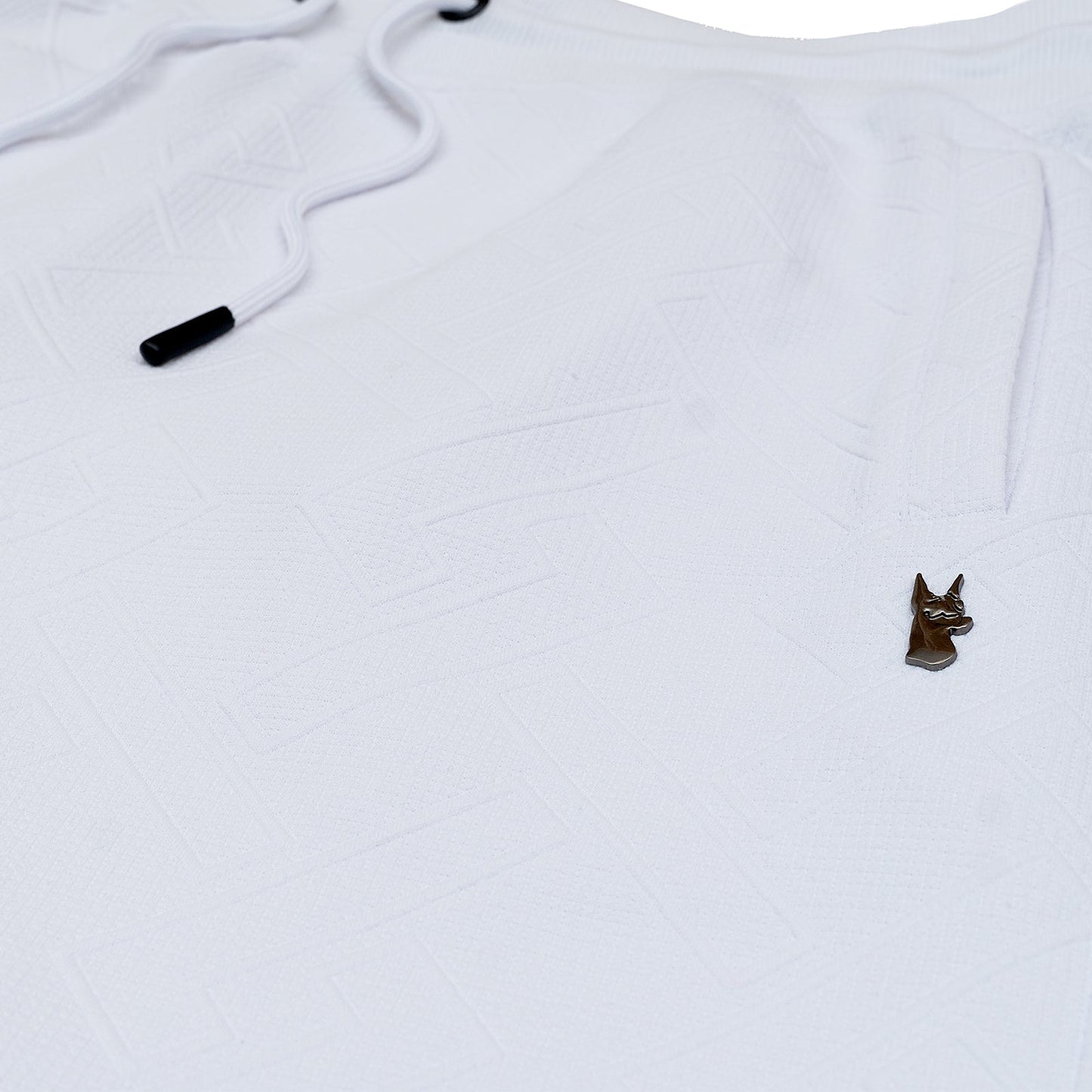 M963 Bianchi Jacquard Shorts - White