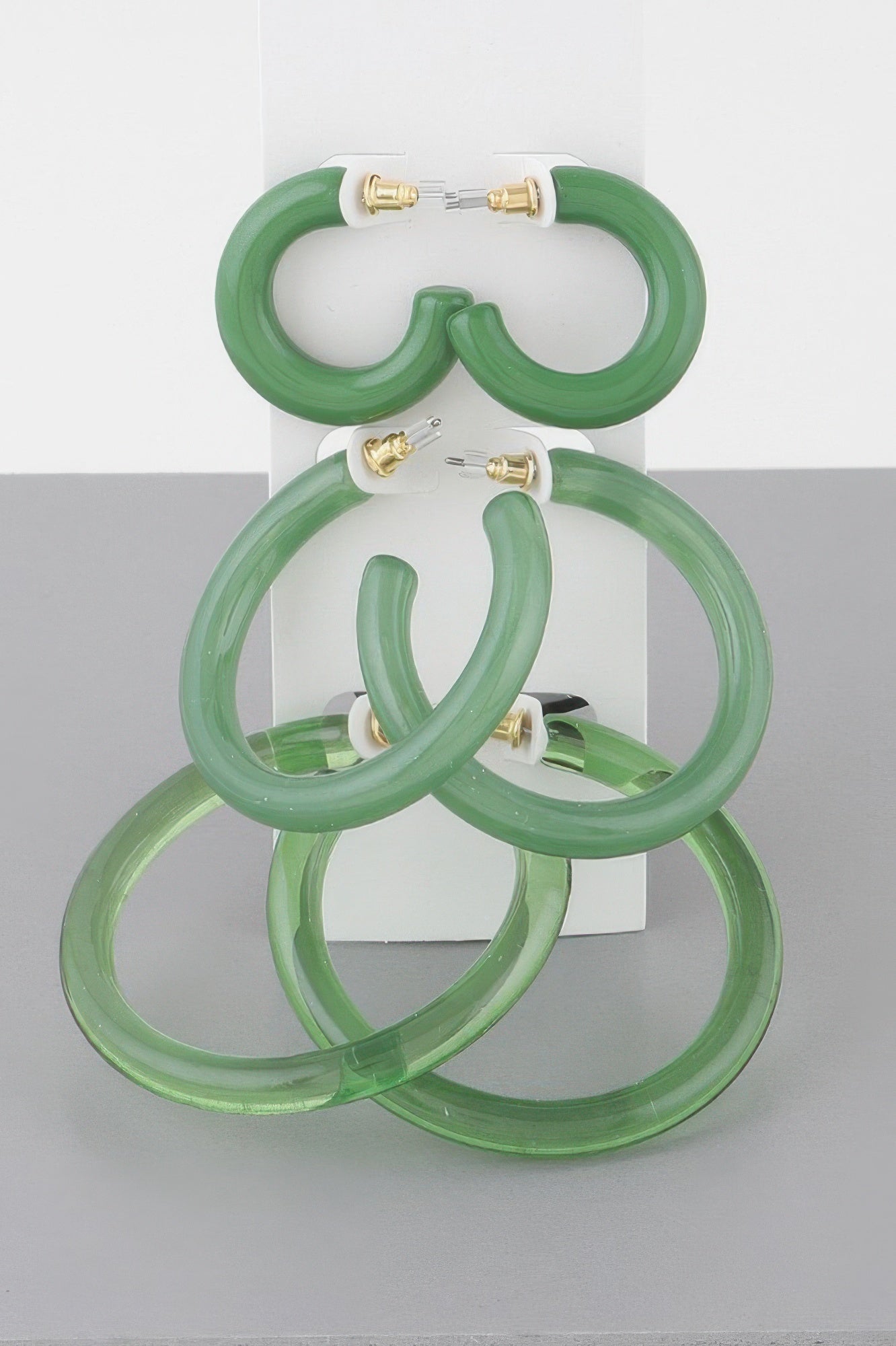 MADISON Multi Solid Hoop Earrings Set: NYFW BYMANYC ® New York
