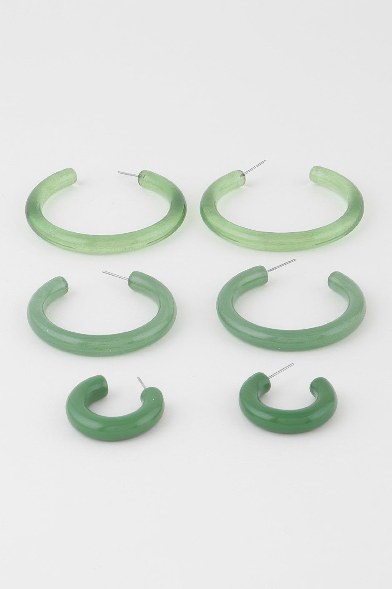 MADISON Multi Solid Hoop Earrings Set: NYFW BYMANYC ® New York