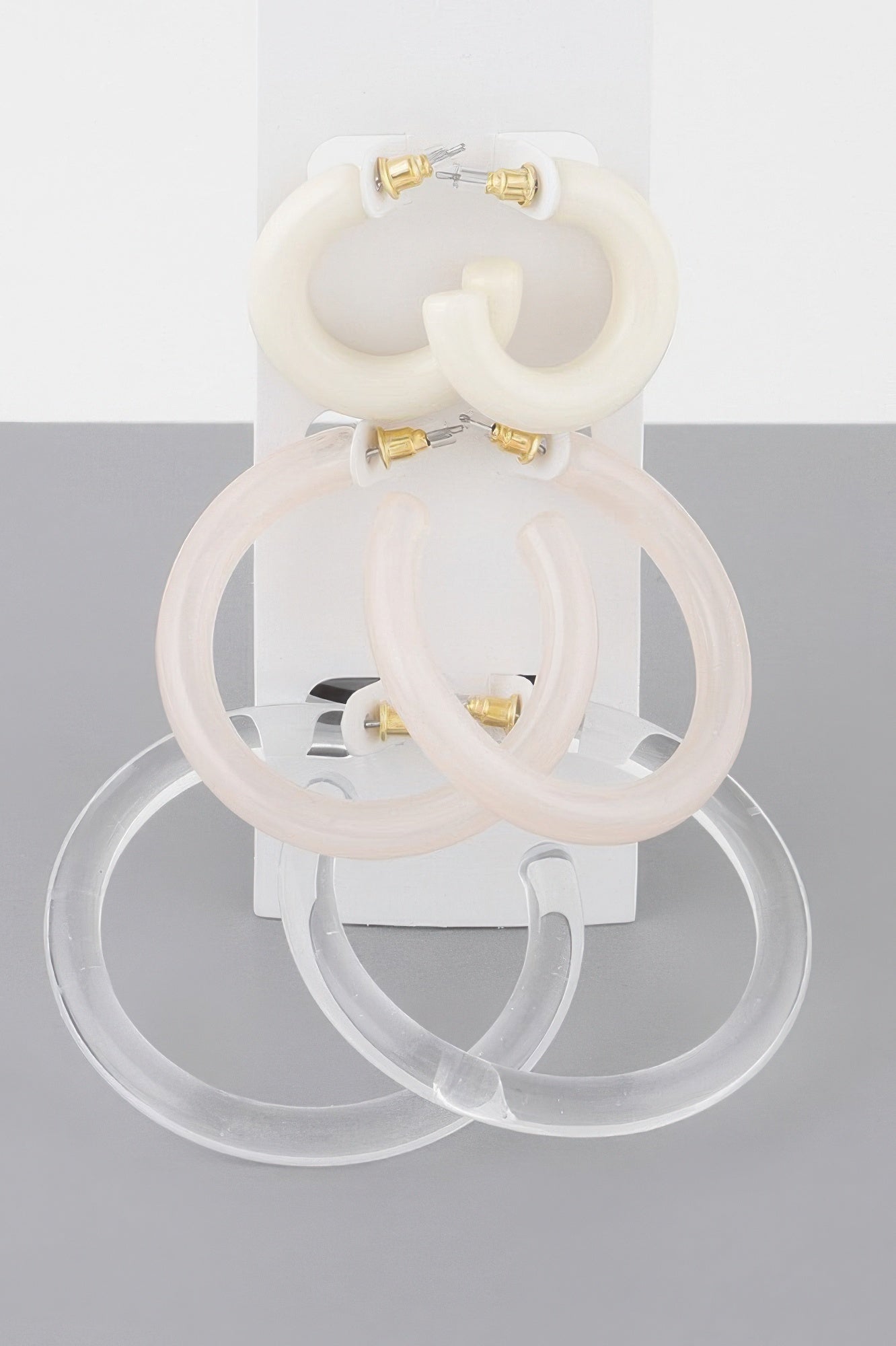 MADISON Multi Solid Hoop Earrings Set: NYFW BYMANYC ® New York
