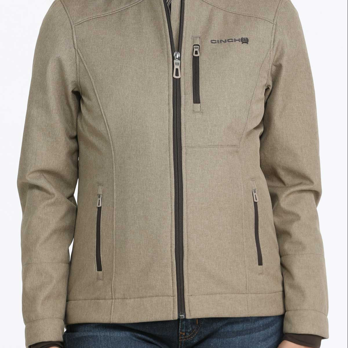 Khaki CC Jacket | Cinch Womens