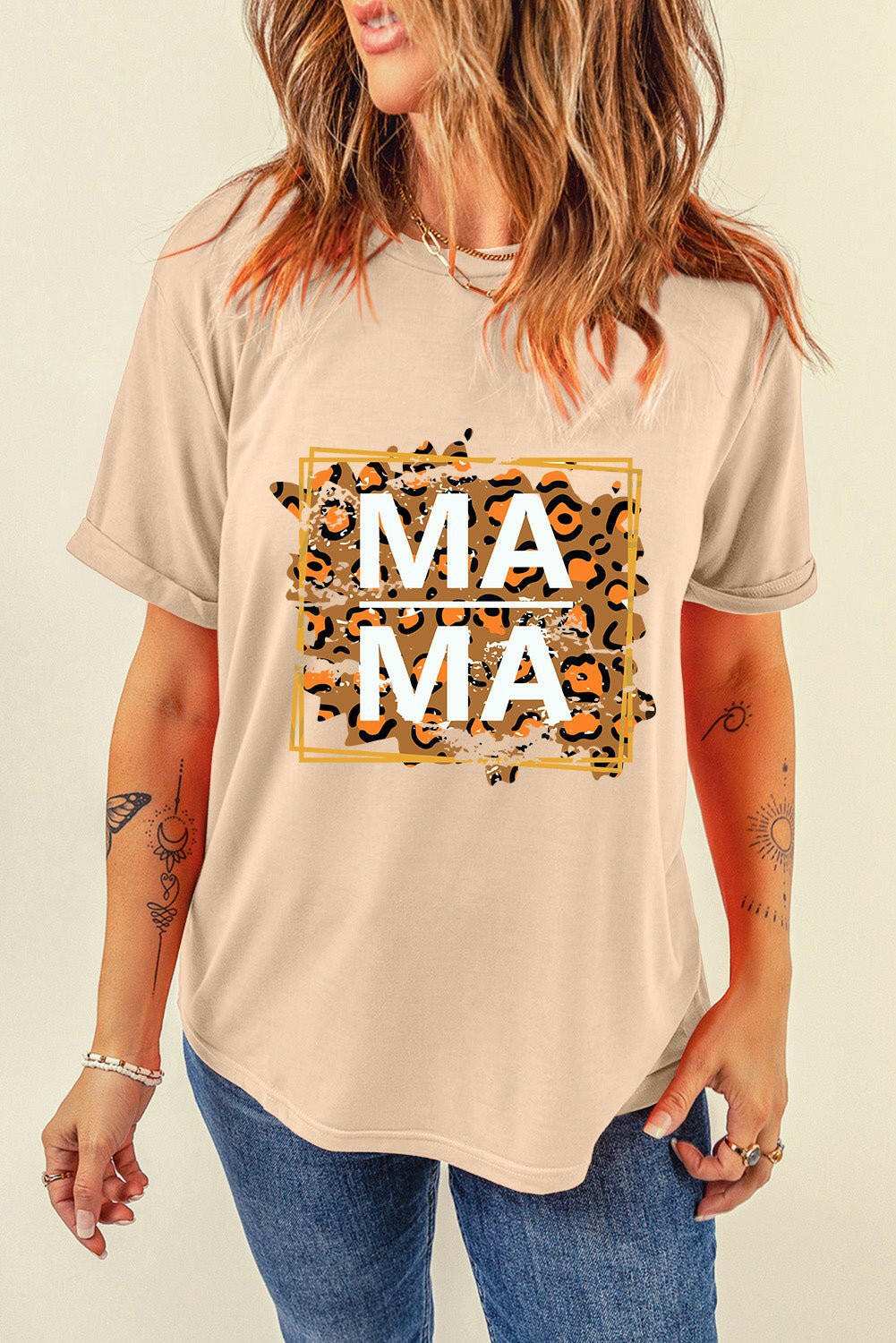 Trendsi just arrived - MAMA round neck tee - short sleeve