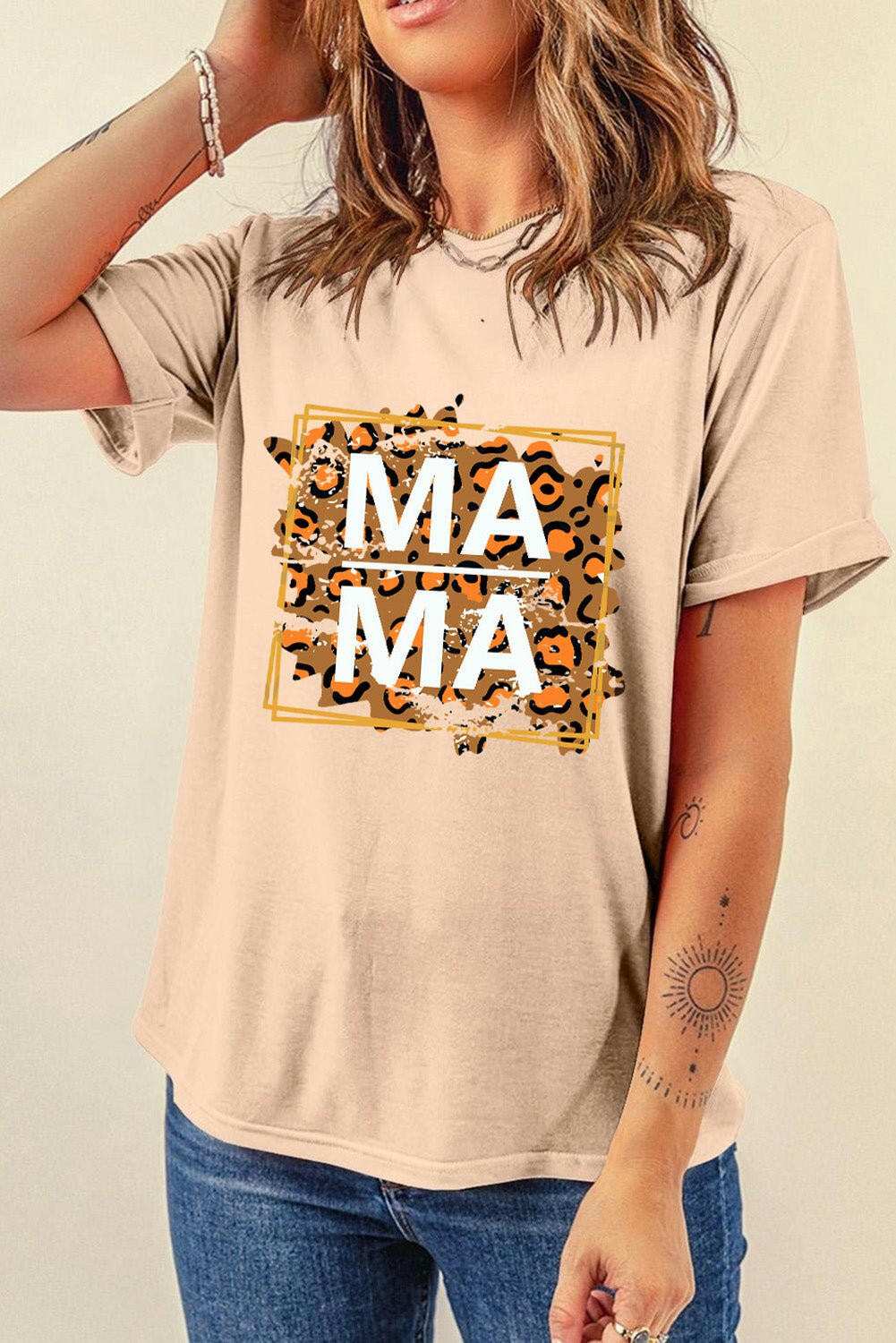 Trendsi just arrived - MAMA round neck tee - short sleeve