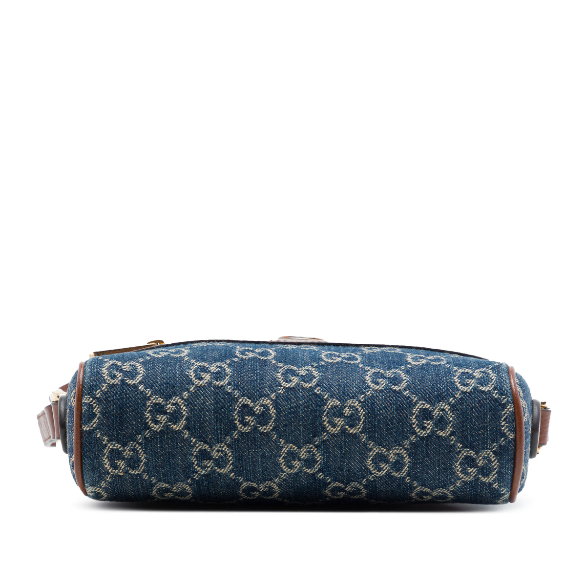 Mini Ophidia Crossbody Bag Denim Blue (Pre-Owned)