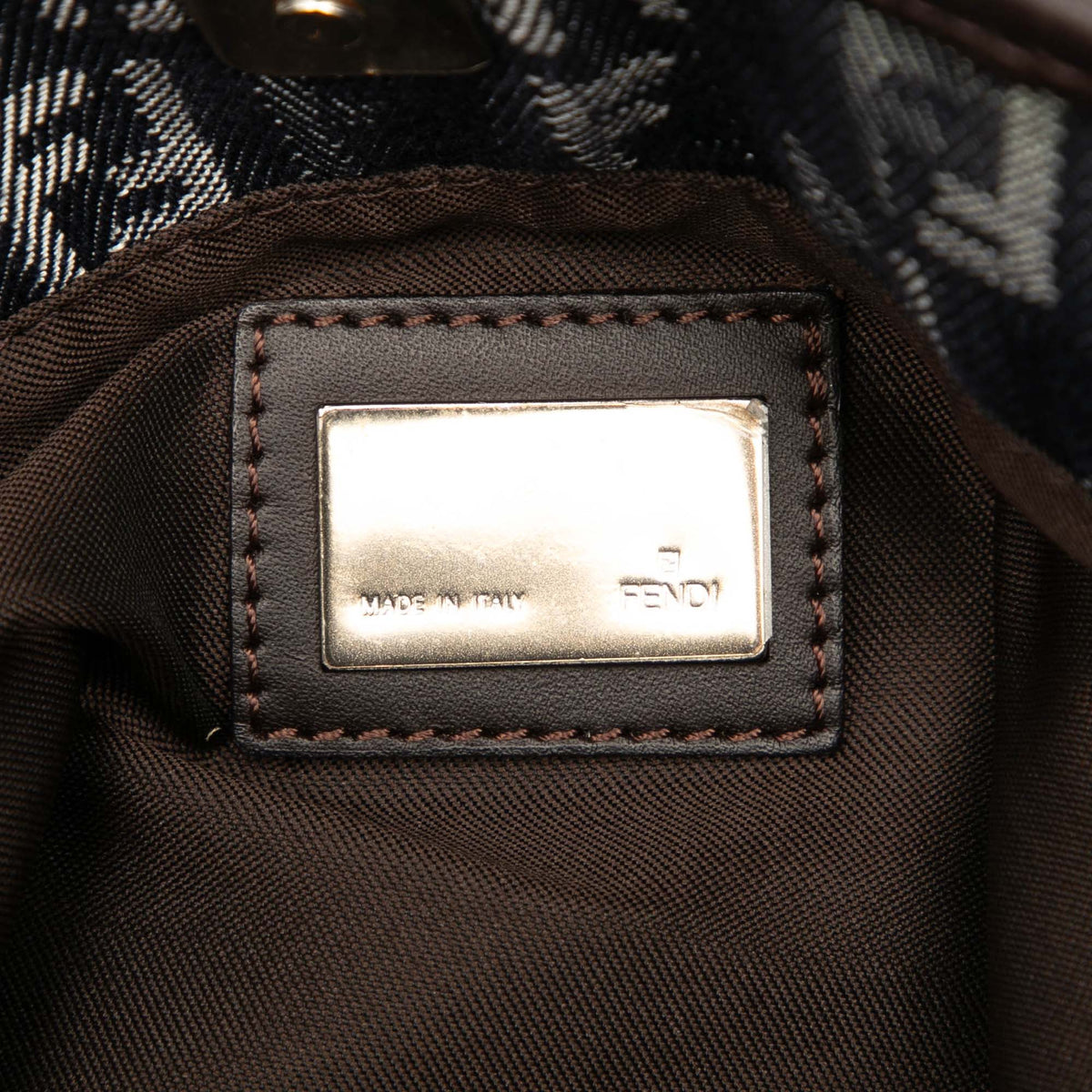 Fendi Tote Bag Zucchino Denim, view 5
