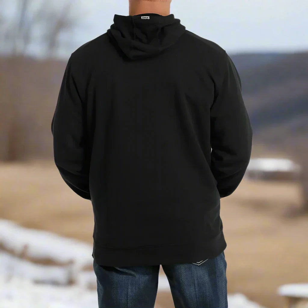 Black Logo Hoodie | Cinch Mens