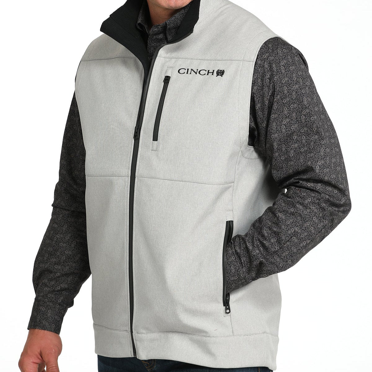 Light Grey Vest | Cinch Mens