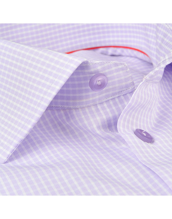 Made in Italy Dress Shirts// Lav Check - contemporary fit