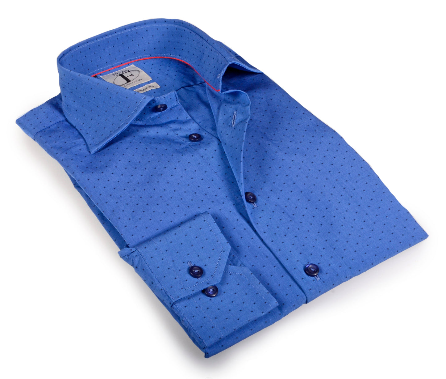 Made in Italy Dress Shirts// Blue - contemporary fit