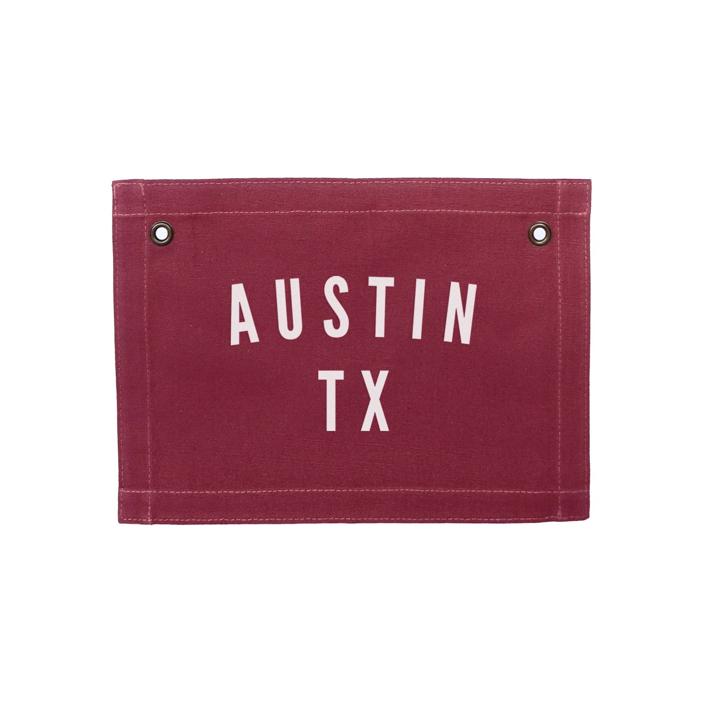 Austin Texas Small Canvas Flag