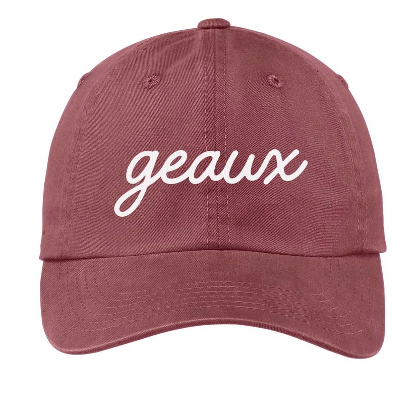 Geaux Cursive Baseball Cap