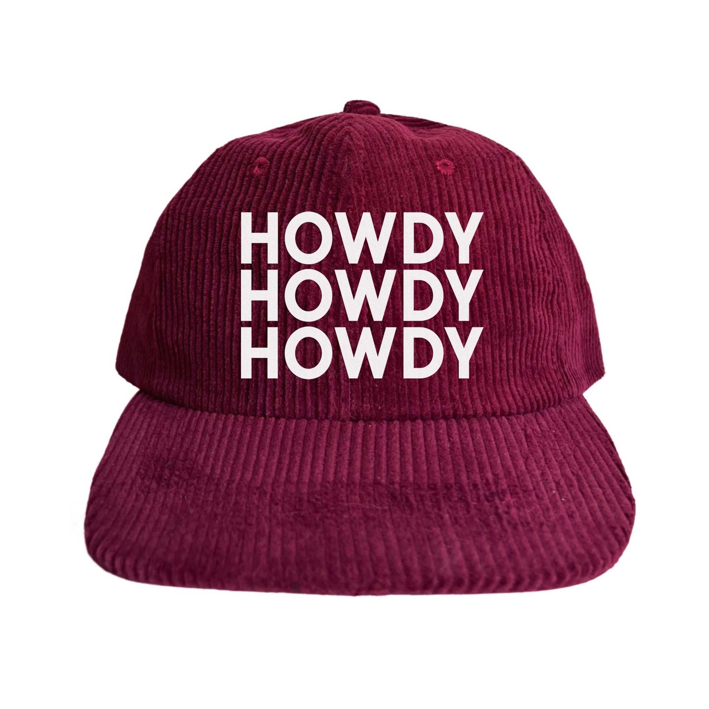 Howdy Howdy Howdy Corduroy Cap