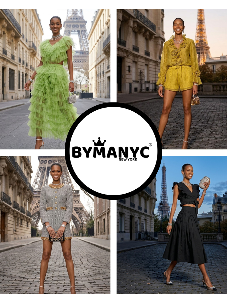 Matching Set Women's ÉLYSÉE PALACE New Collection PARIS LE MARAIS BYMANYC ® New York
