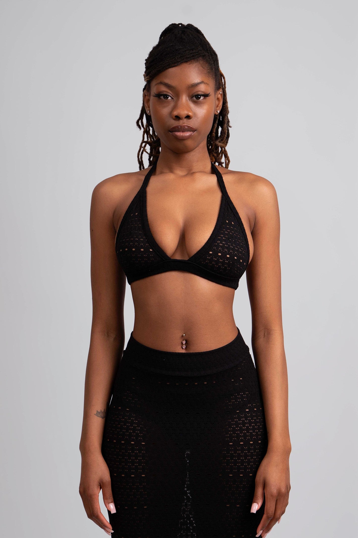 Cassandra Lace Knit Two-Piece Set