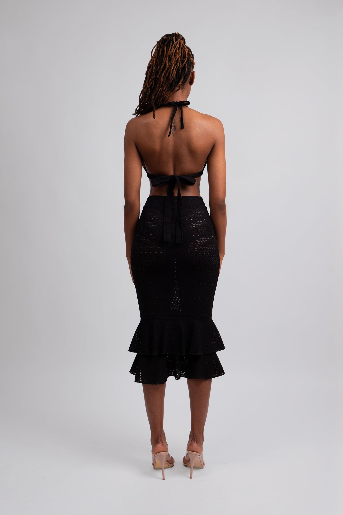 Cassandra Lace Knit Two-Piece Set