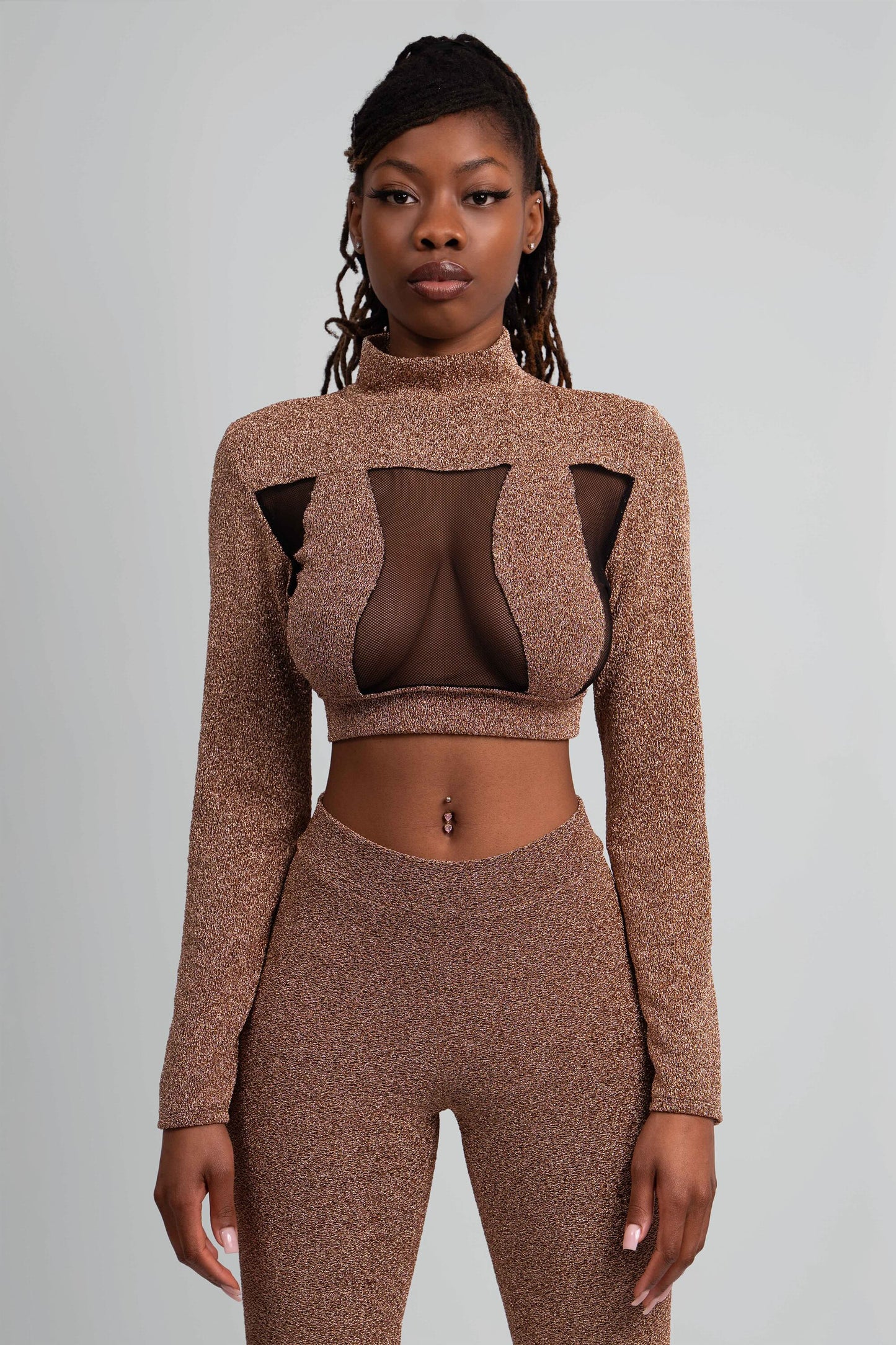 Vira Copper Cut-Out Two-Piece Set
