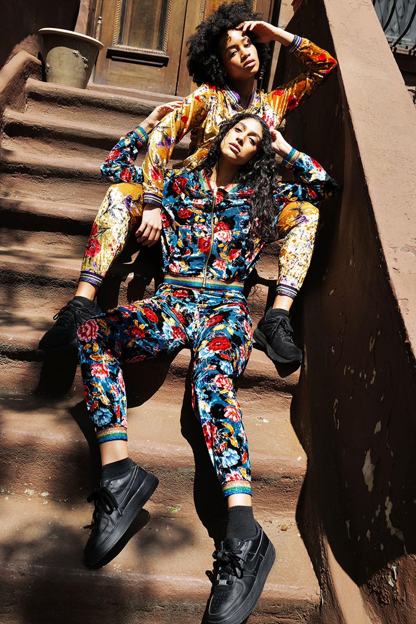 Goddess Velour Gold Tracksuit