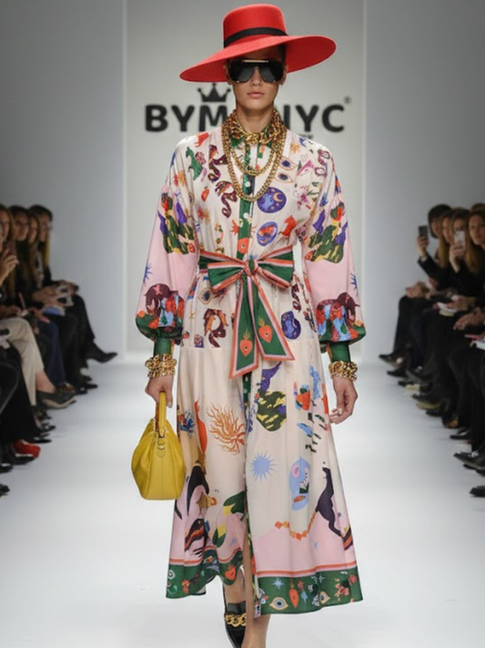 Maxi Dress New Collection BYMANYC ® New York • Dreamlike Artistic Print