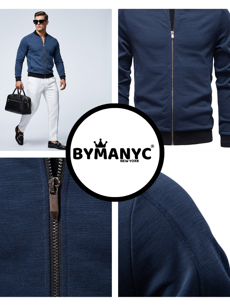 Men's Technical Bomber Jacket HUDSON New Collection Prêt-à-Porter BYMANYC ® New York