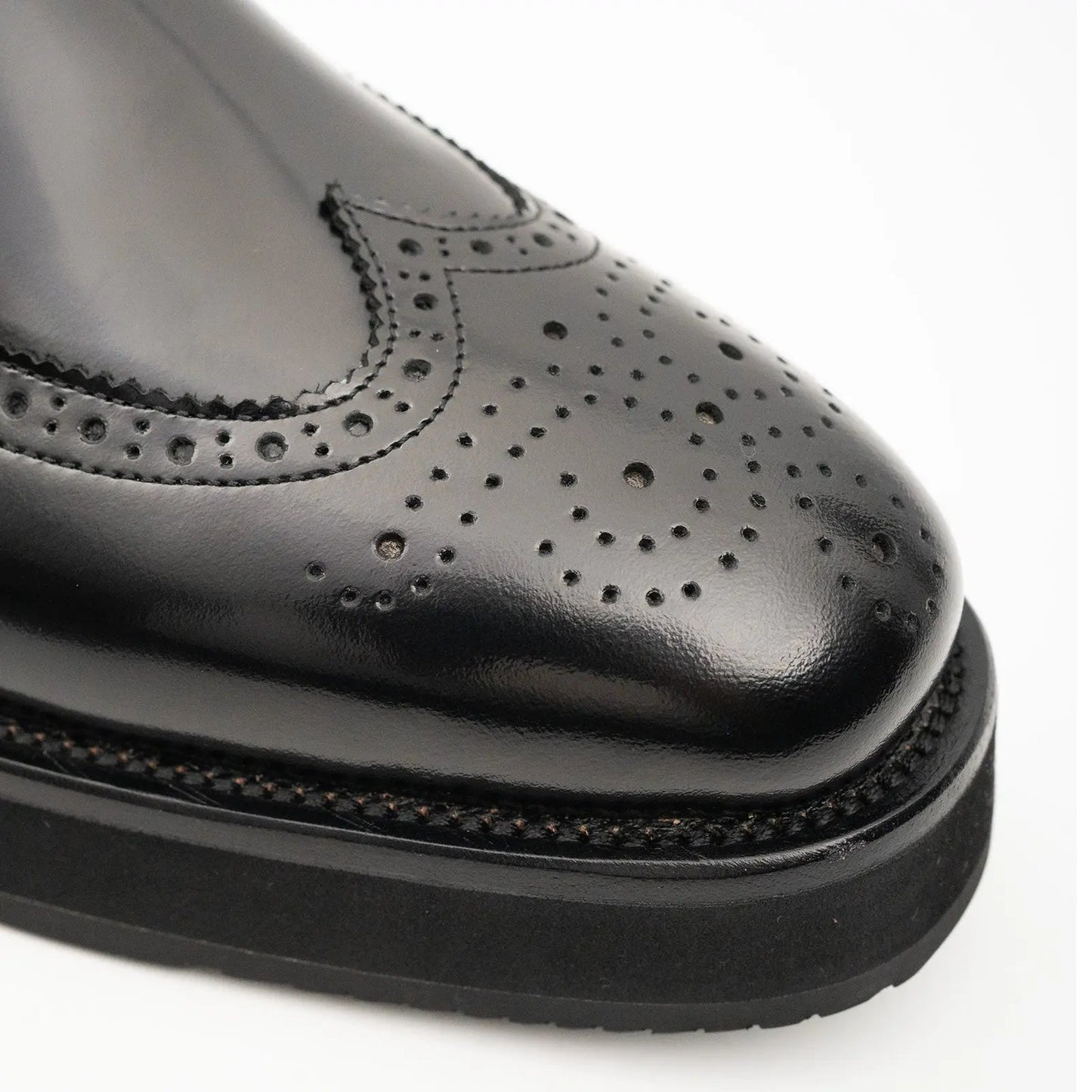 Men's Black Leather Loafers