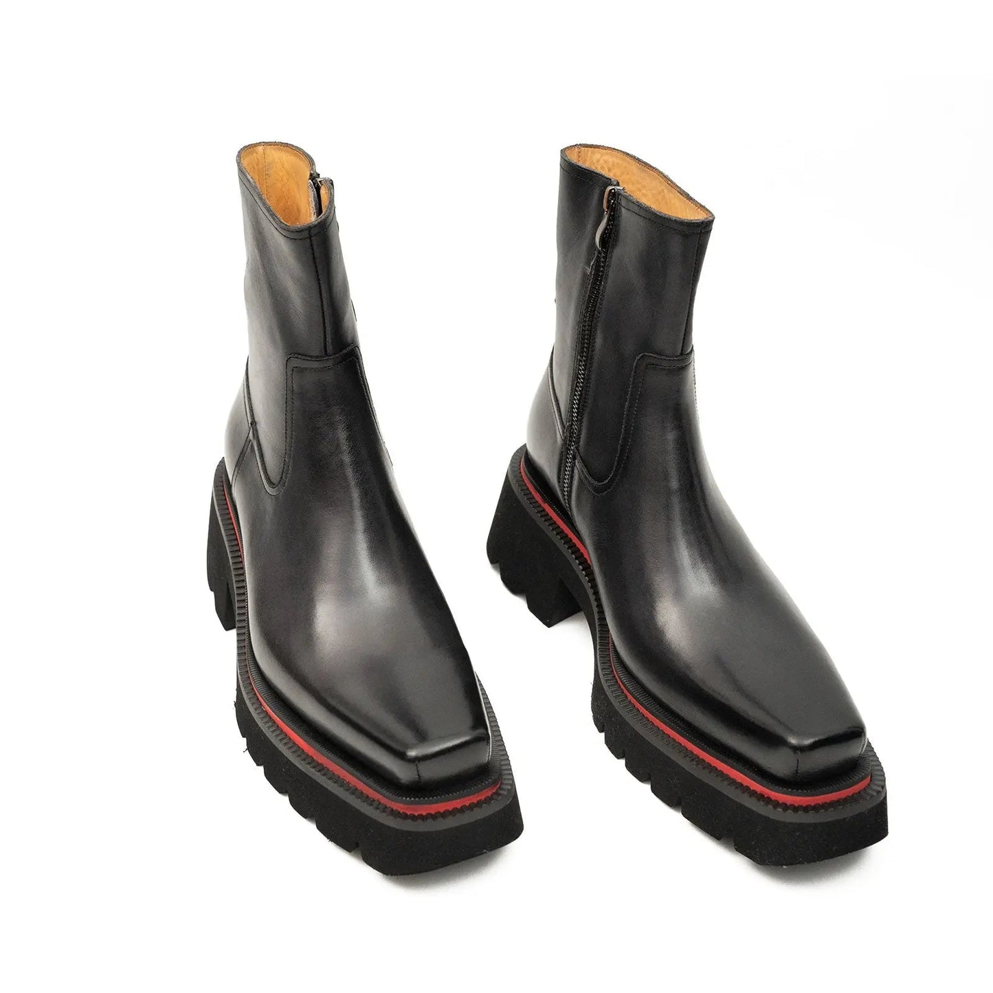 Men's Calfskin Thick - Sole Chelsea Boots