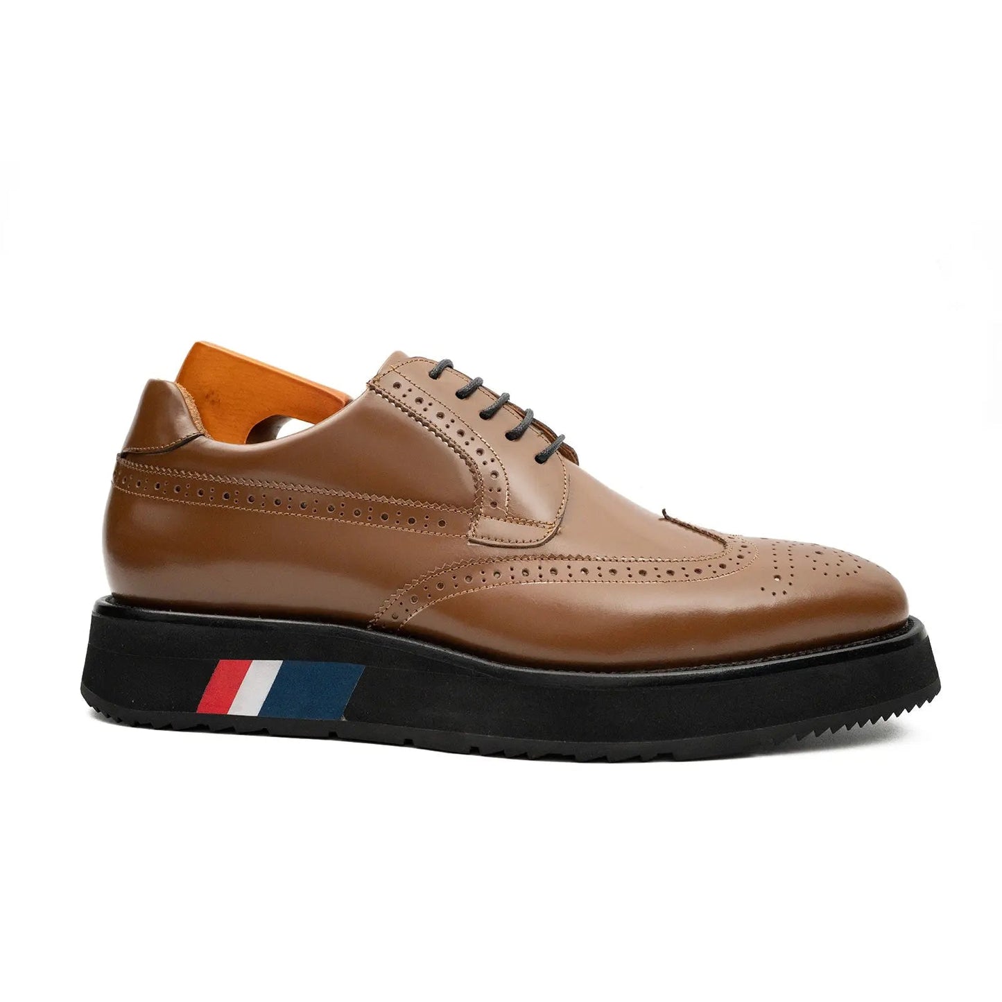 Men's Leather Platform Shoe