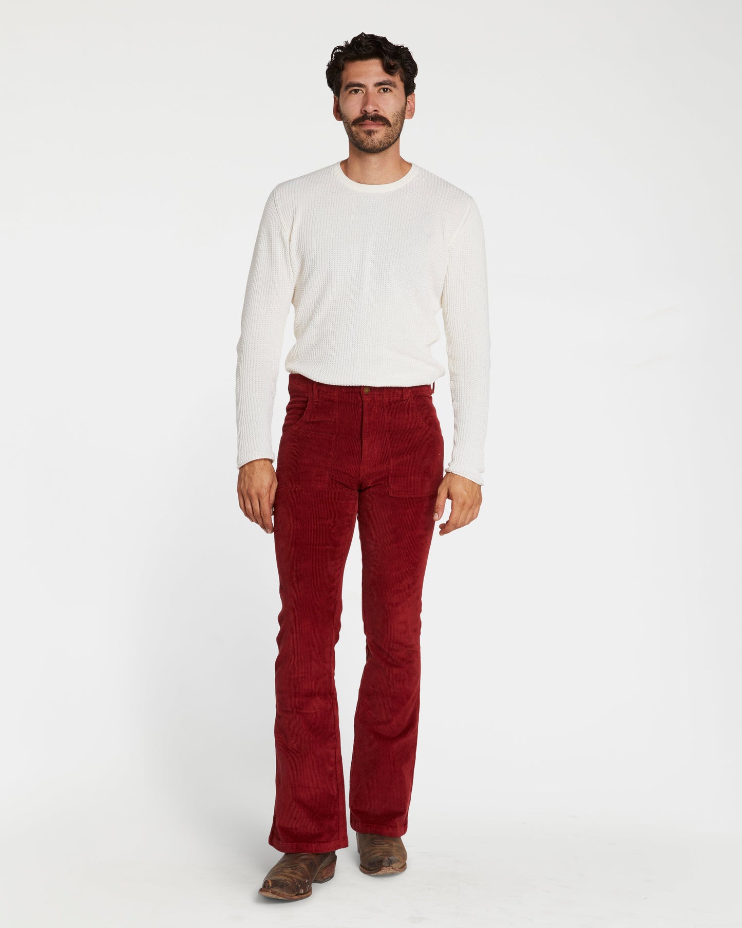 Men's Bell Bottom (Burgundy)