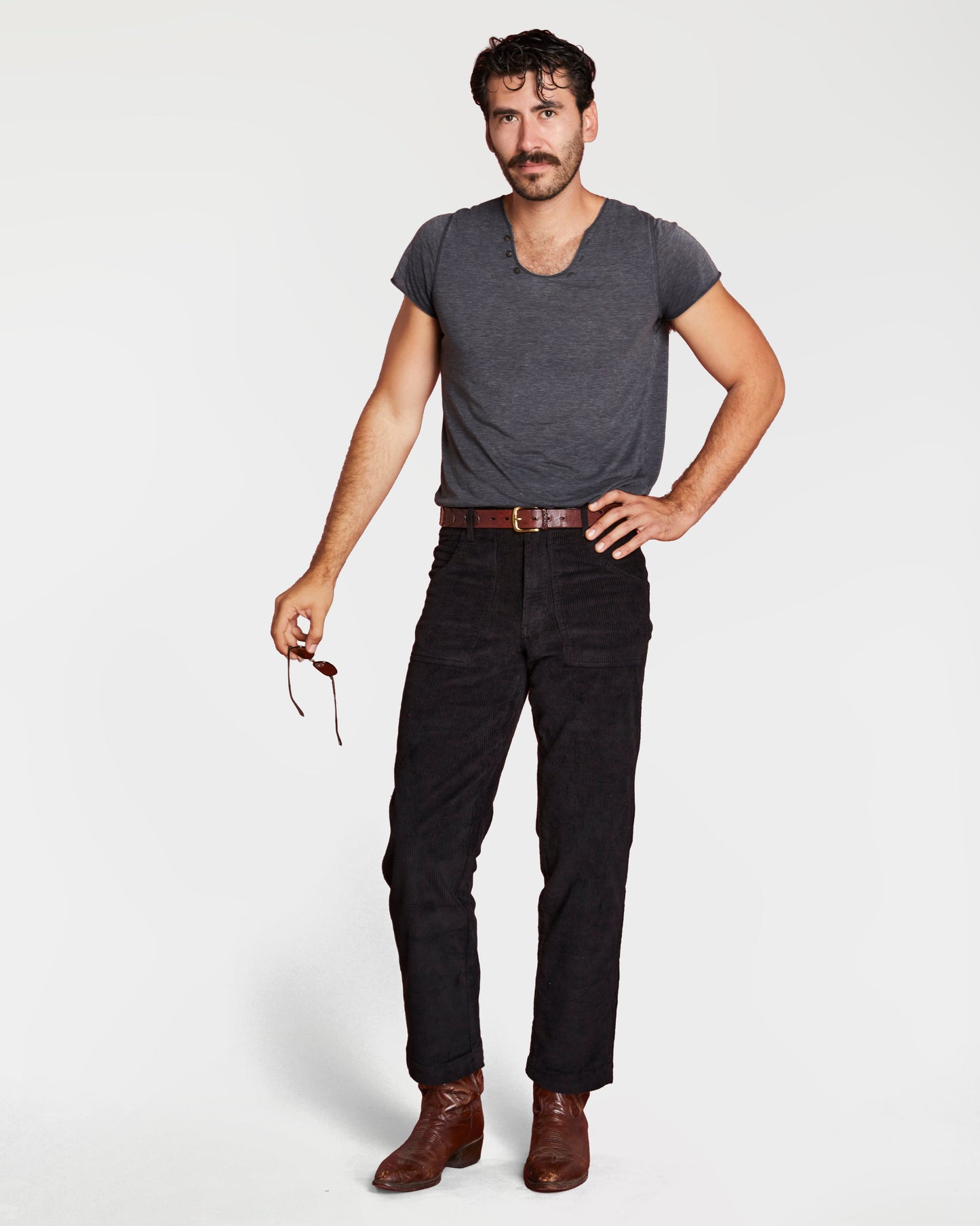 Men's Stovepipe Pant (Black)