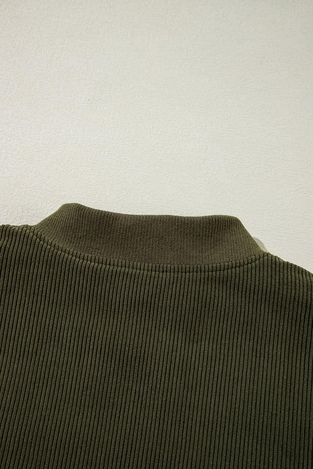 Love Salve Corduroy Bomber Jacket Daily Wear Women's Jacket Fleece Patchwork, Buttoned