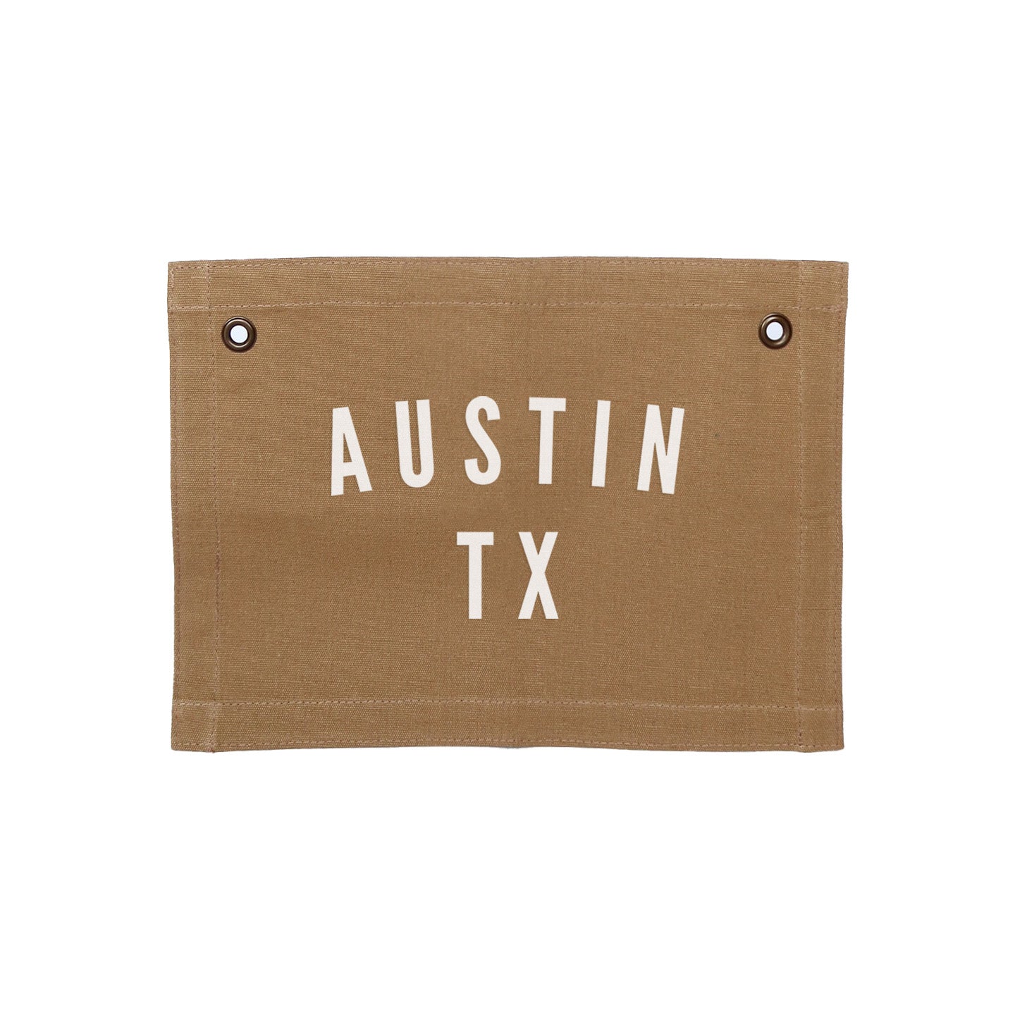 Austin Texas Small Canvas Flag