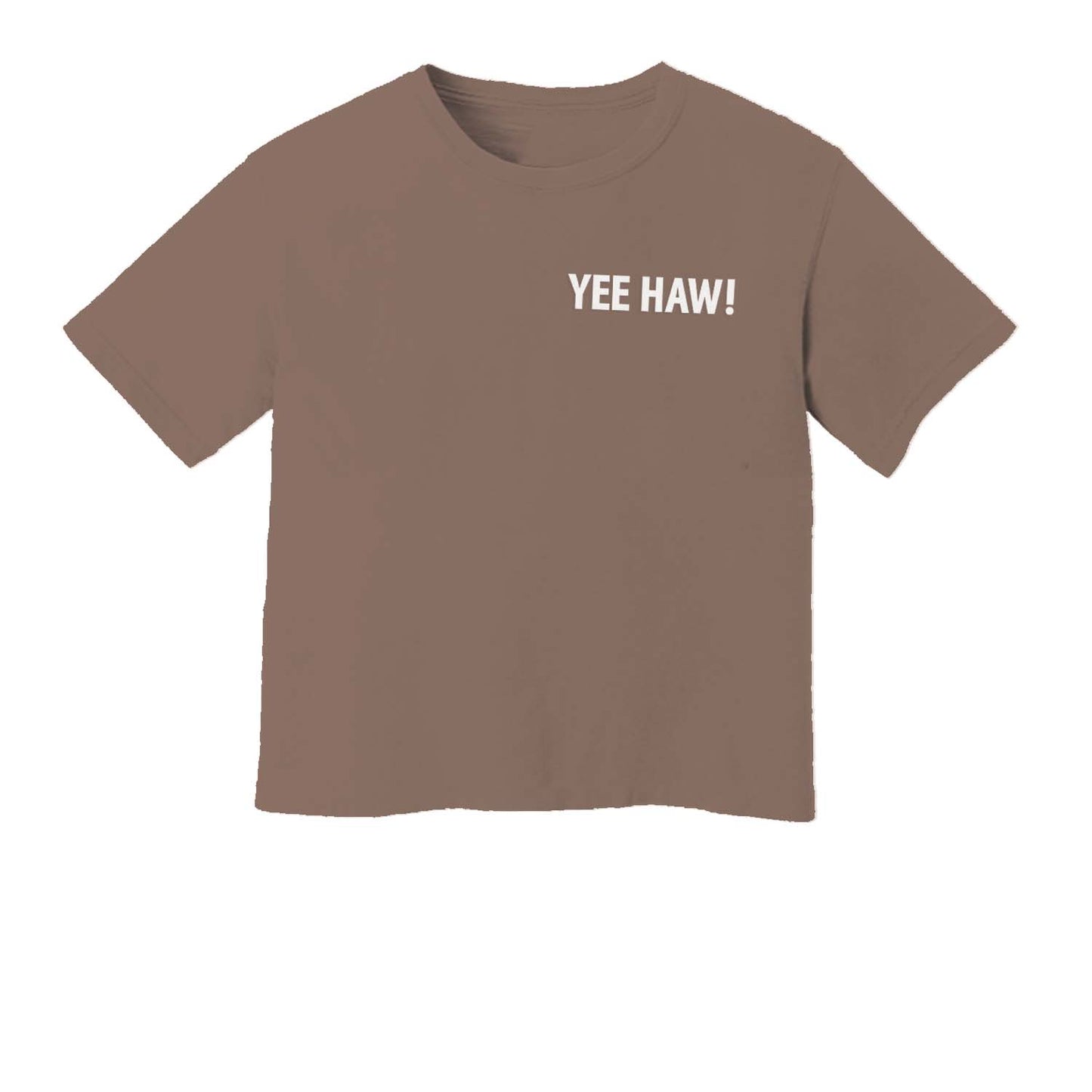 Yee Haw! Washed Crop Tee