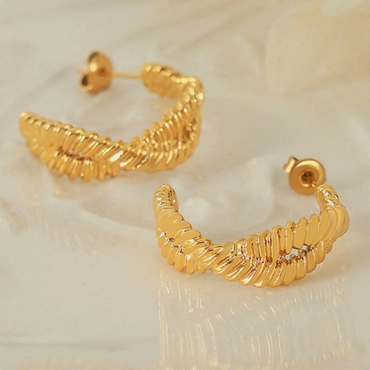 Trendsi Modern titanium steel stud earrings